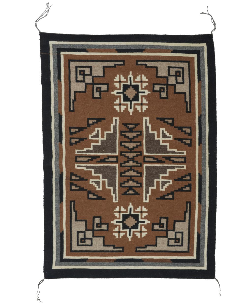 A NAVAJO TWO GREY HILLS TEXTILEA