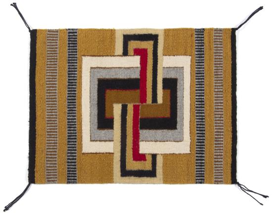 A Navajo Weaving Shiprock optical