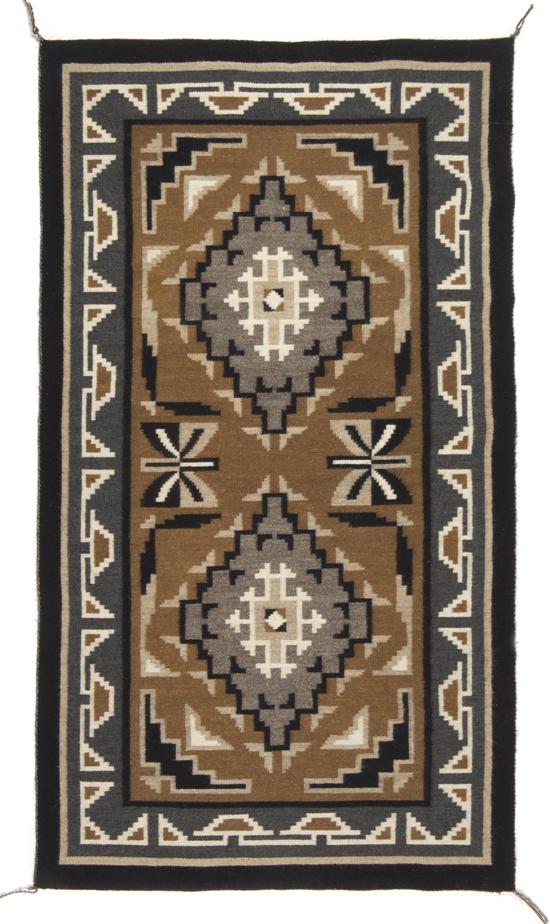 A Navajo Weaving Two Grey Hills