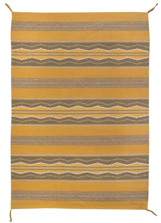 A Navajo Weaving Wide Ruins in