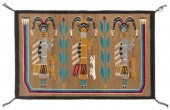 A Navajo Weaving Yei weaver Or