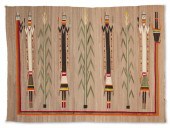 A NAVAJO YEI PICTORIAL WEAVING
