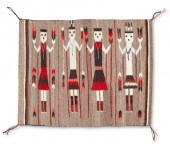 A NAVAJO YEI PICTORIAL WEAVING