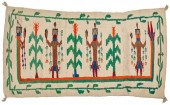 A NAVAJO YEI WEAVINGA Navajo Y