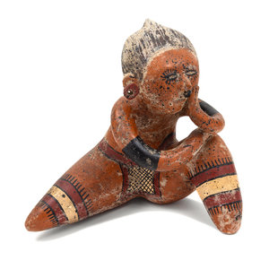 A Nayarit Pottery Figure  West