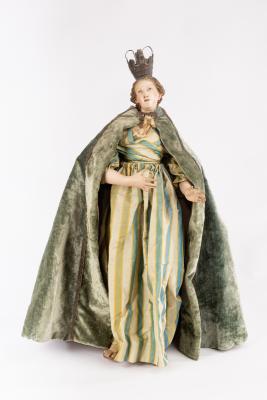 A Neapolitan crib figure of the