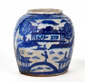 A NEAR EASTERN BLUE AND WHITE