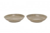 A NEAR-PAIR OF CHINESE CELADON