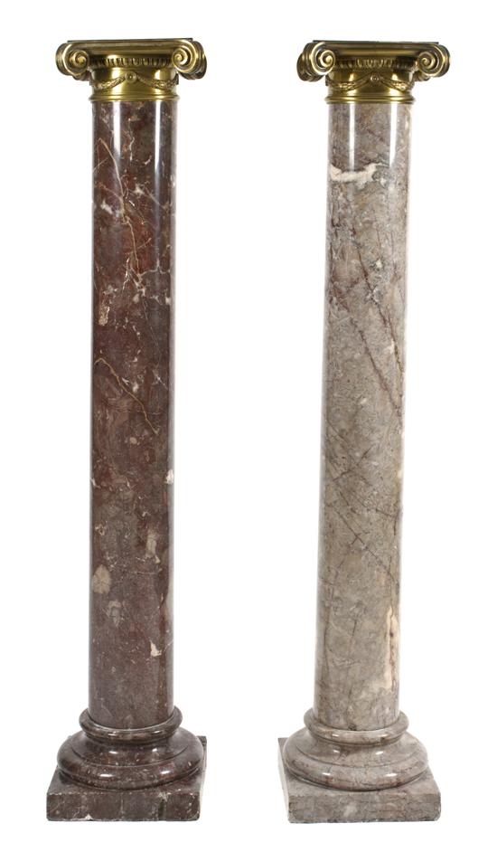A Near Pair of Continental Gilt