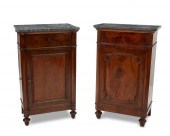 A NEAR-PAIR OF ITALIAN WALNUT