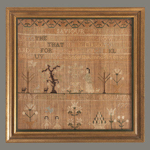 A Needlework Embroidered