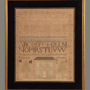 A Needlework Embroidered