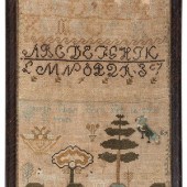 A Needlework Embroidered Schoo