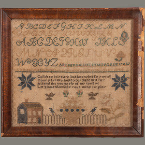 A Needlework Embroidered