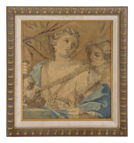 A Needlework Panel the