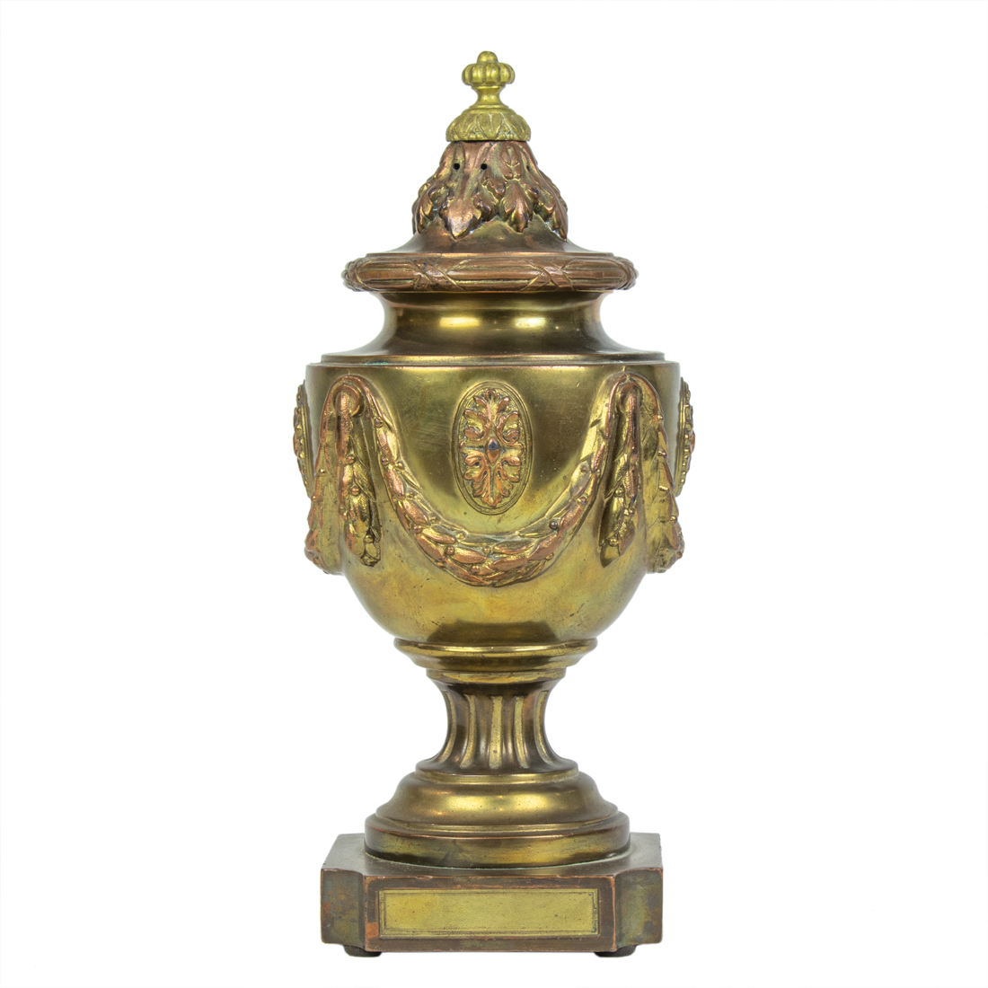 A NEOCLASSICAL GILT AND PATINATED