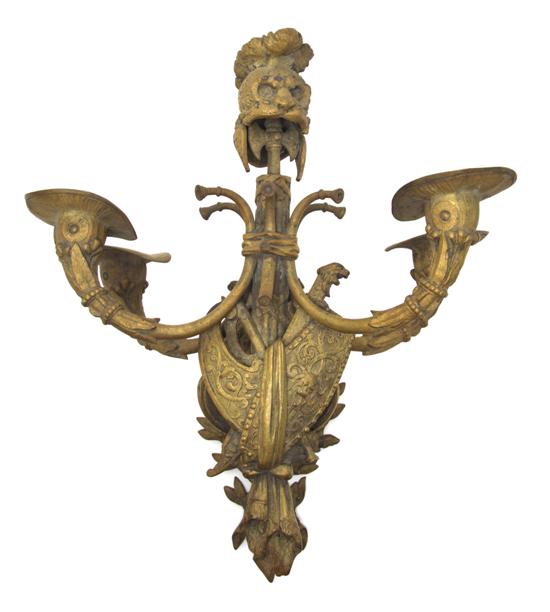 A Neoclassical Gilt Bronze