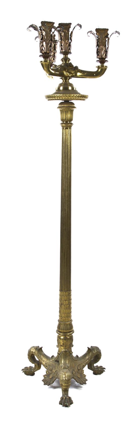 A Neoclassical Gilt Bronze