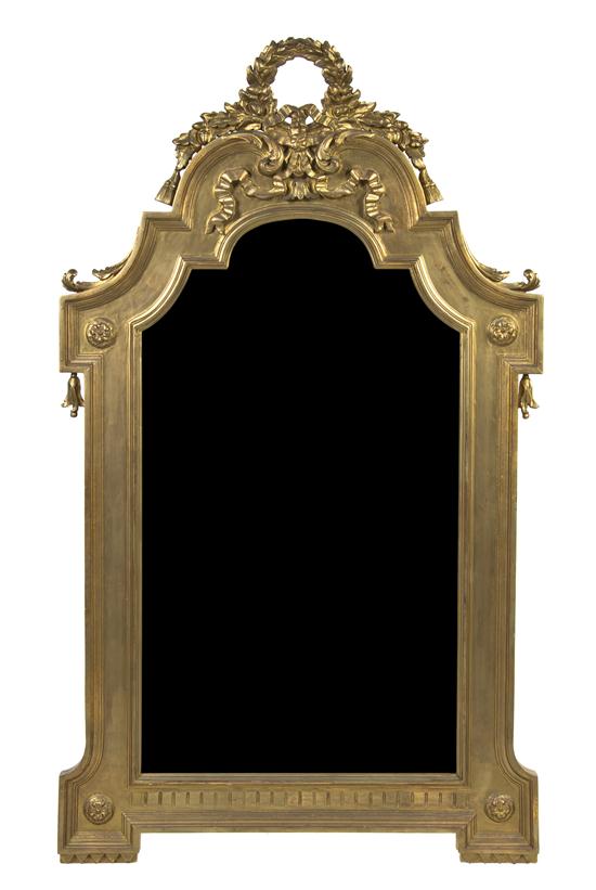 A Neoclassical Giltwood Pier Mirror
