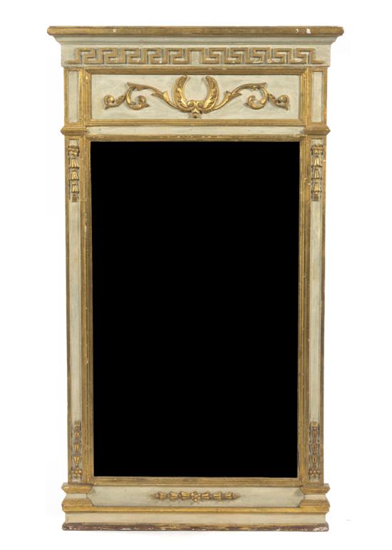 A Neoclassical Painted and Parcel