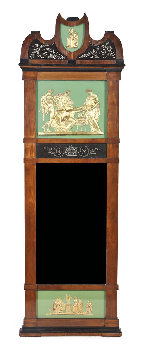 A Neoclassical Parcel Ebonized Pier