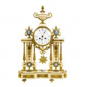 A NEOCLASSICAL STYLE GILT BRON