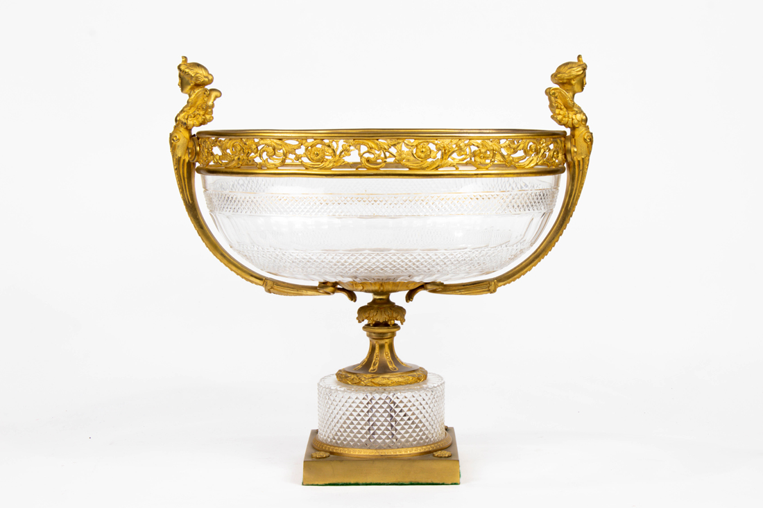 A NEOCLASSICAL STYLE GILT BRONZE