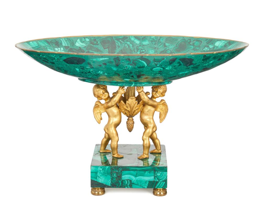 A NEOCLASSICAL-STYLE GILT-BRONZE