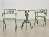A NEOCLASSICAL STYLE IRON TABL