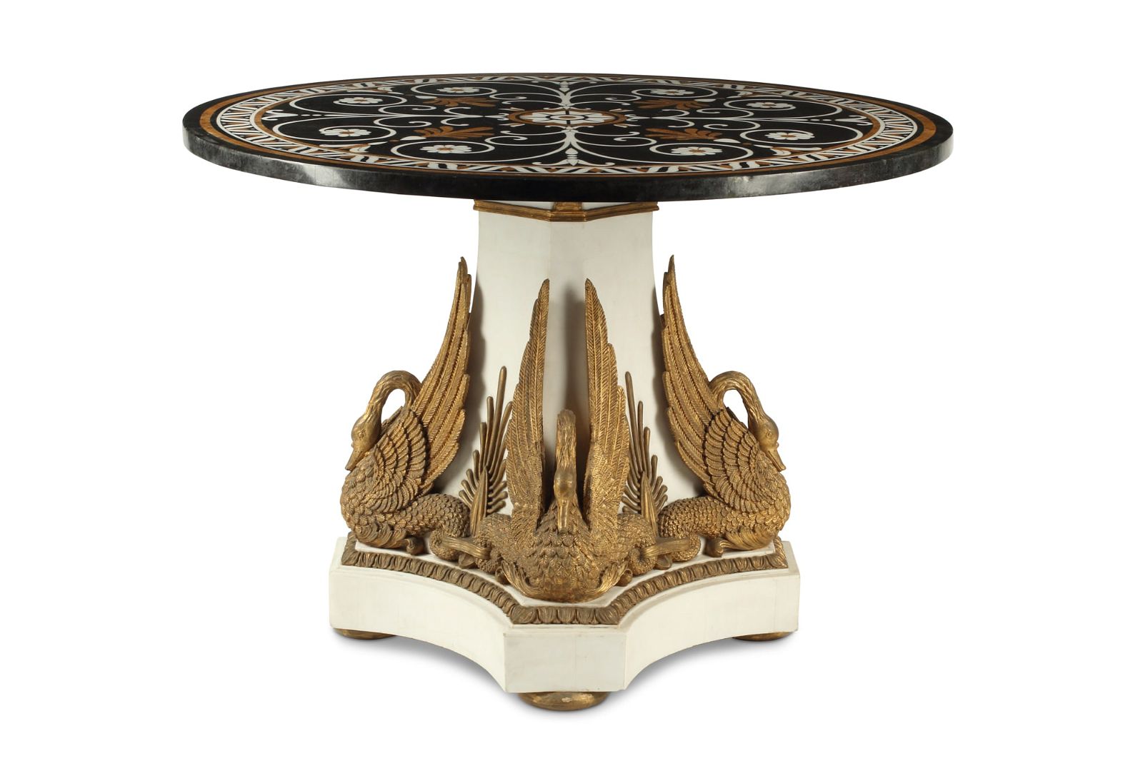 A NEOCLASSICAL STYLE MARBLE &