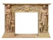 A NEOCLASSICAL STYLE MARBLE FI