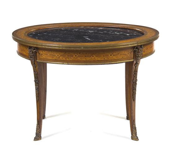 A Neoclassical Style Marble Inset