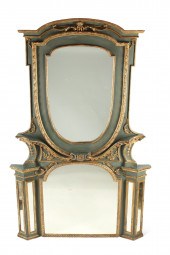 A NEOCLASSICAL STYLE PAINTED O