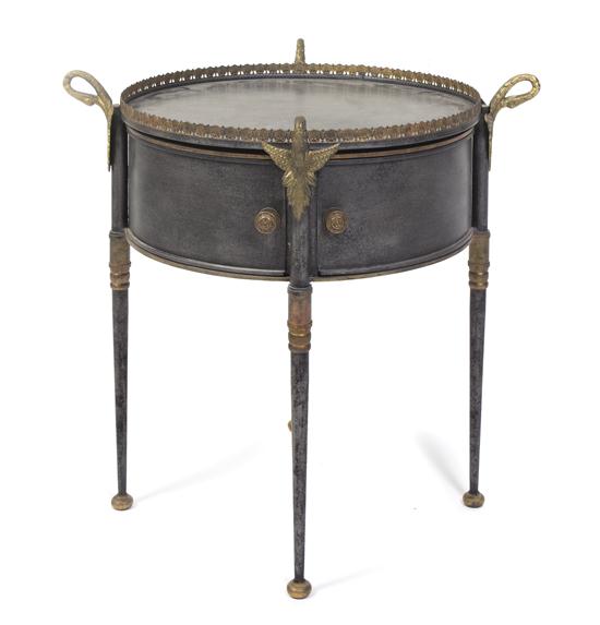 A Neoclassical Style Parcel Gilt