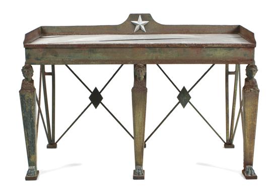 A Neoclassical Style Patinated