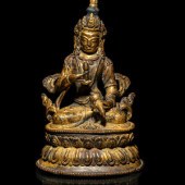 A Nepalese Parcel Gilt Bronze