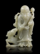 A Nephrite Jade Carving of a R