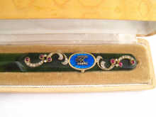 A nephrite jade letter opener in