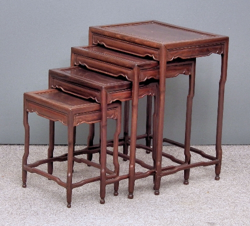 A nest of four early 20th Century
