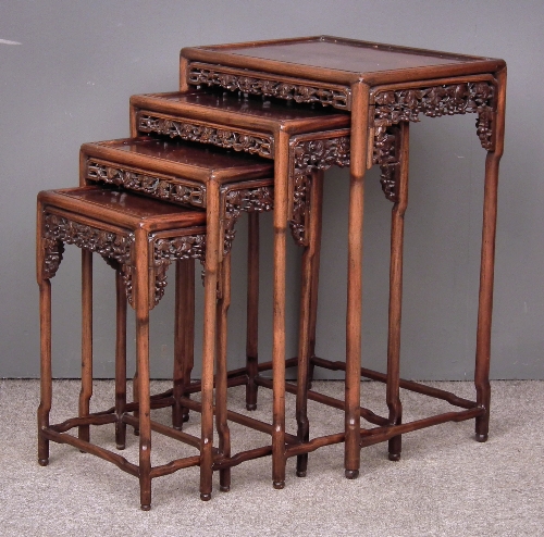 A nest of four early 20th Century