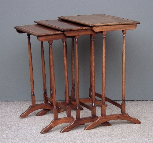 A nest of three Edwardian