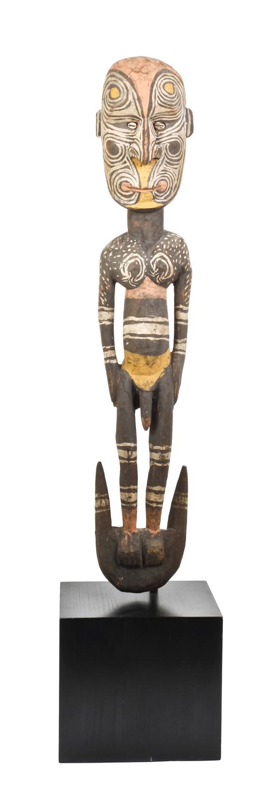 A New Guinea Carved and Painted