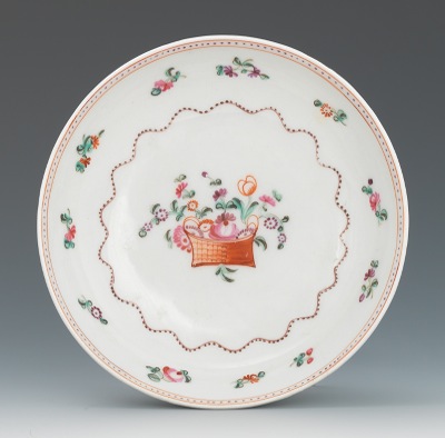 A New Hall Saucer Hard paste