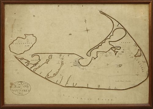 "A NEW MAP OF NANTUCKET DRAWN IN