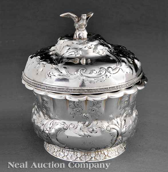 A New Orleans Coin Silver Wastebowl