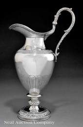 A New Orleans Coin Silver Ewer