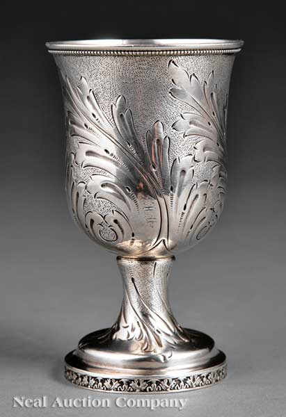 A New Orleans Coin Silver Goblet