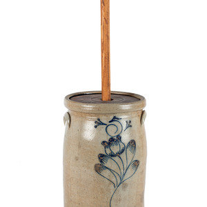 A New York Cobalt-Decorated