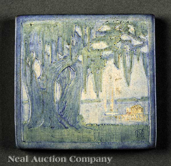 A Newcomb College Art Pottery Matte