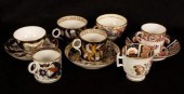 A Newhall porcelain blue groun